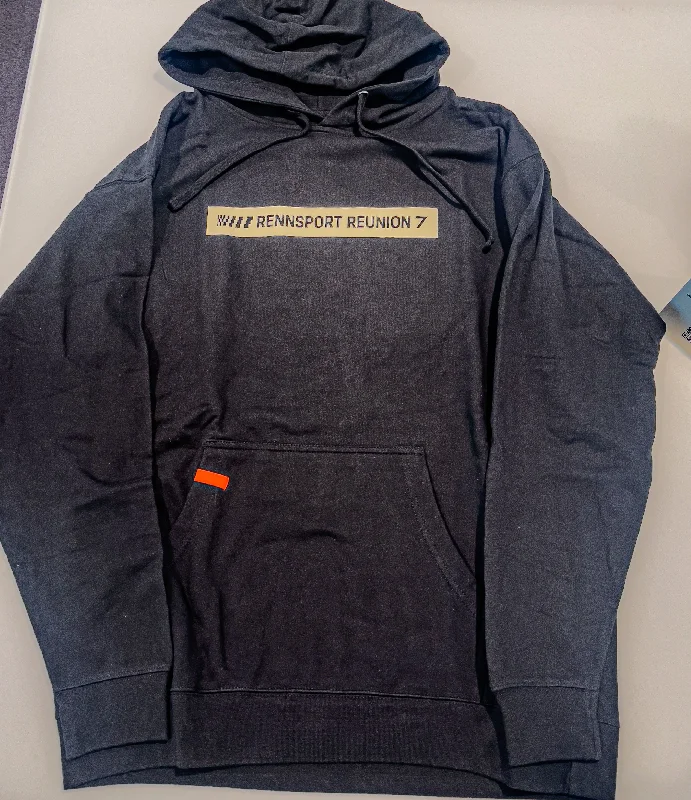 Simple Matching Porsche Mens Black Hoodie - Rennsport Reunion 7