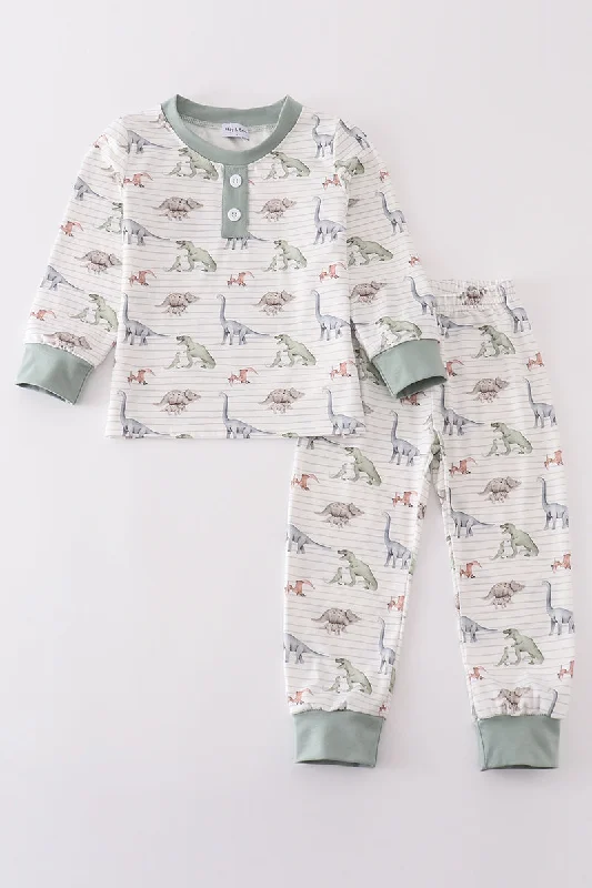 Fashionable Inner Wear Dinosaur print boy pajamas set