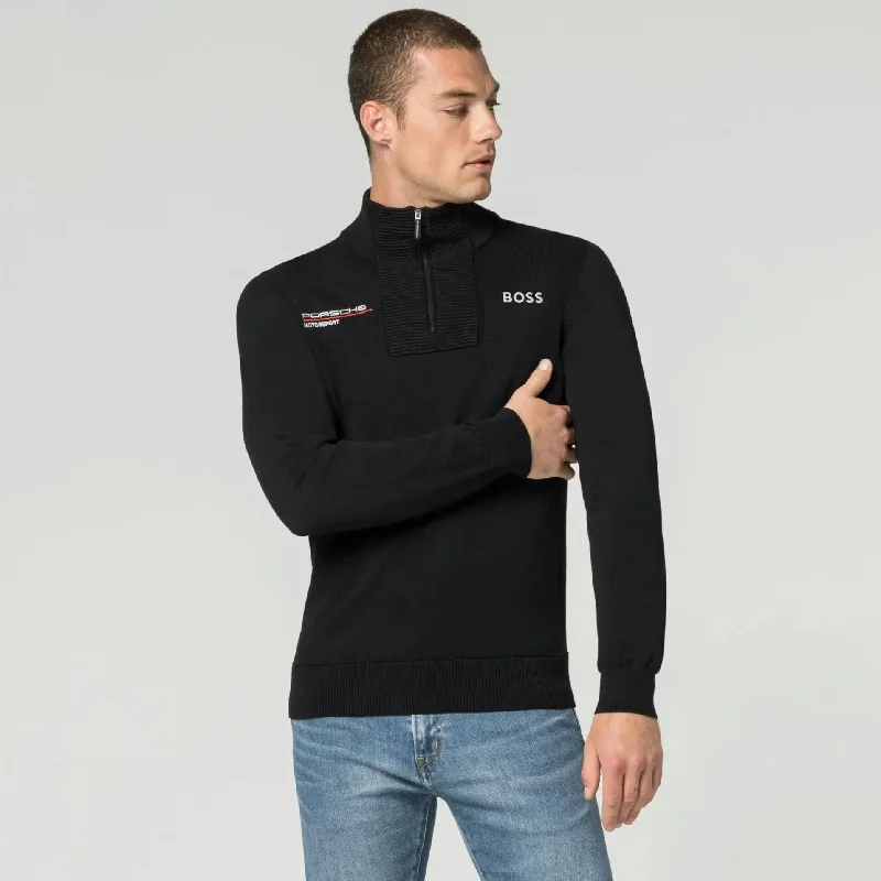 High Street Style Porsche Men's Knitted Sweater - Motorsport, Boss