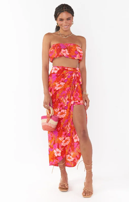 Modern Chic Wrap Me Up Skirt ~ Maui Mai Tai
