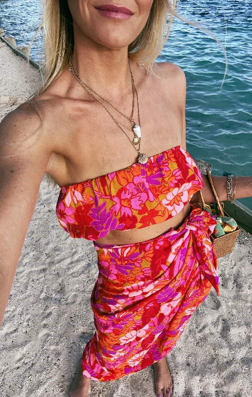Relaxed Dresses Teeny Tube Top ~ Maui Mai Tai
