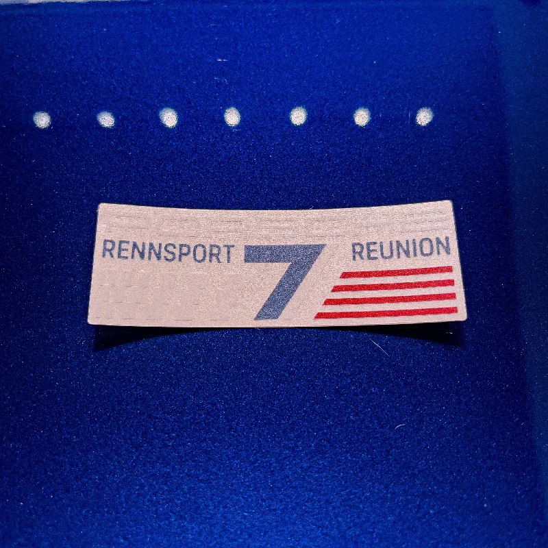 Noble And Elegant Porsche Rennsport Reunion 7 Logo Sticker