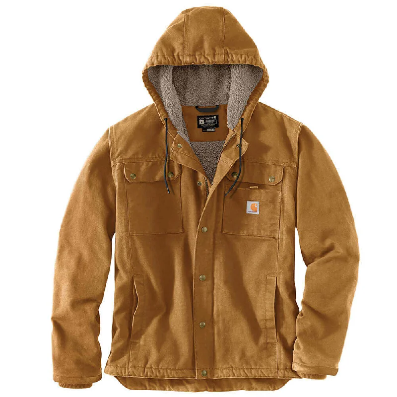 Cozy Fit 103826 - Carhartt Men's Relaxed Fit Washed Duck Sherpa-Lined Utility Jacket