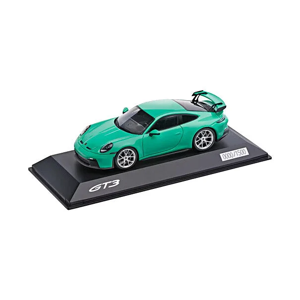 Trendy Comfort Wear Porsche 911 GT3 (992) Model Car 1:43 Scale - Mint Green