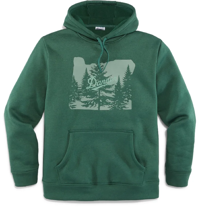 Simple Looks Danner Unisex Evergreen Hunter Green Cotton Blend Hoodie
