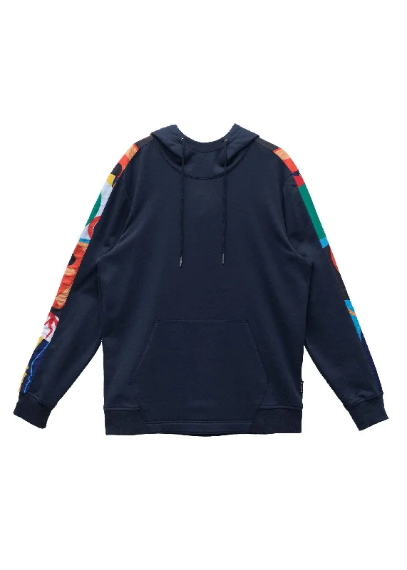 Fashionable Items Konus Men's Pocket Hoodie in Navy