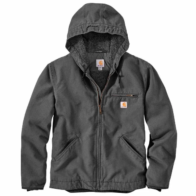 Simple Style 104392 - Carhartt Men's Washed Duck Sherpa Lined Jacket
