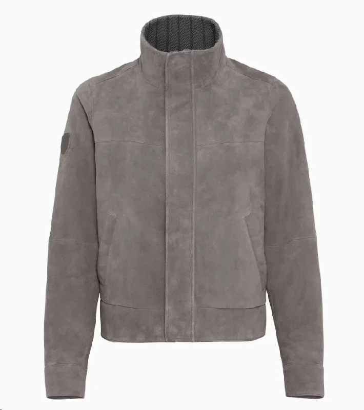 Breezy Style Porsche Women's Leather Jacket , Limited Edition - 60 Years Of 911