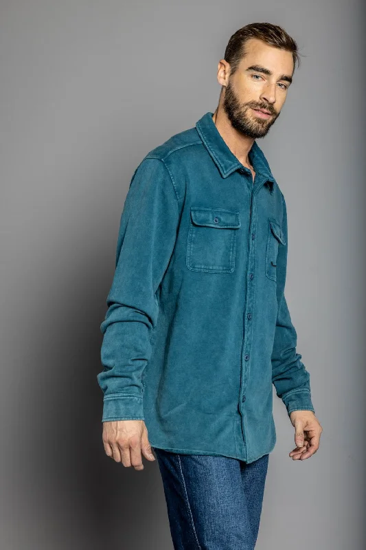 Comfy Pants Kimes Ranch Mens Ft Work Shirt Navy 100% Cotton Cotton Jacket