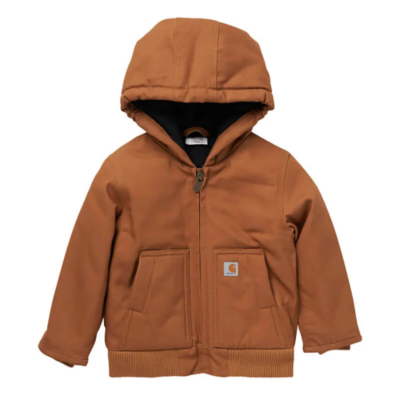 Practical Style CP8552 - Carhartt Kid's Canvas Insulated Hooded Active Jacket