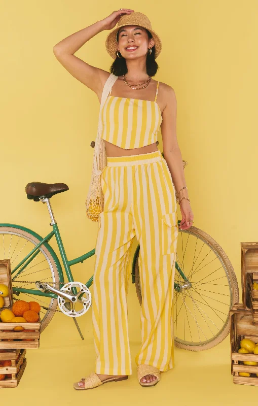 Urban Comfort Scarf Top ~ Sunny Stripe