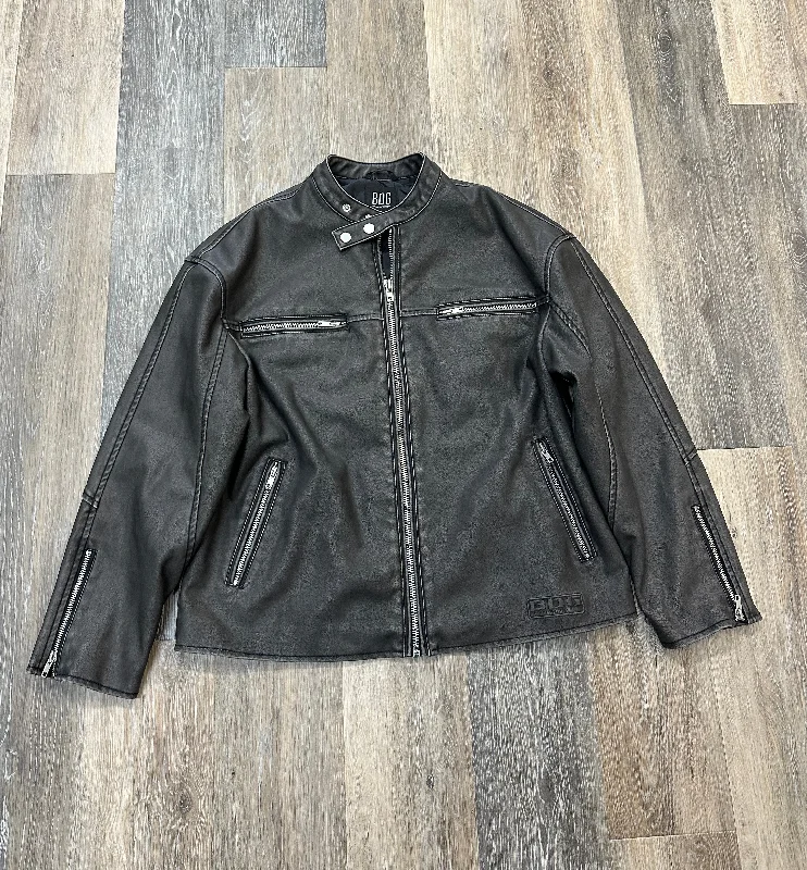 Summer Comfort Jacket Leather By Bdg In Grey, Size: Xs