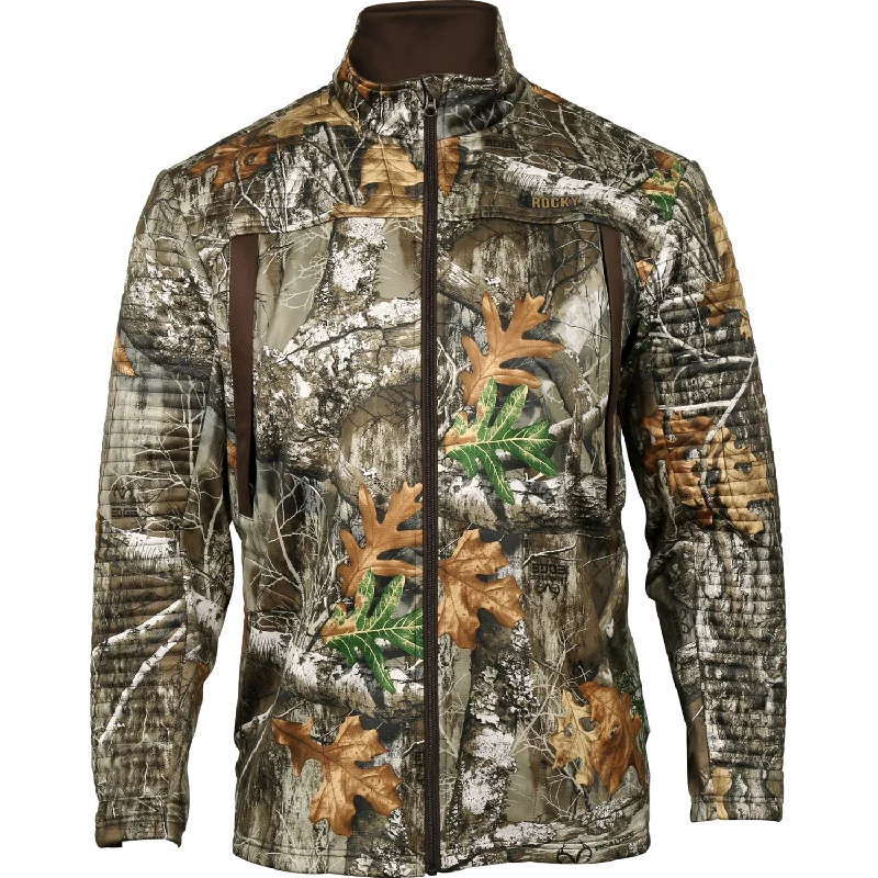 Minimal Style Rocky Mens Outdoor Stratum Realtree Edge Synthetic Softshell Jacket