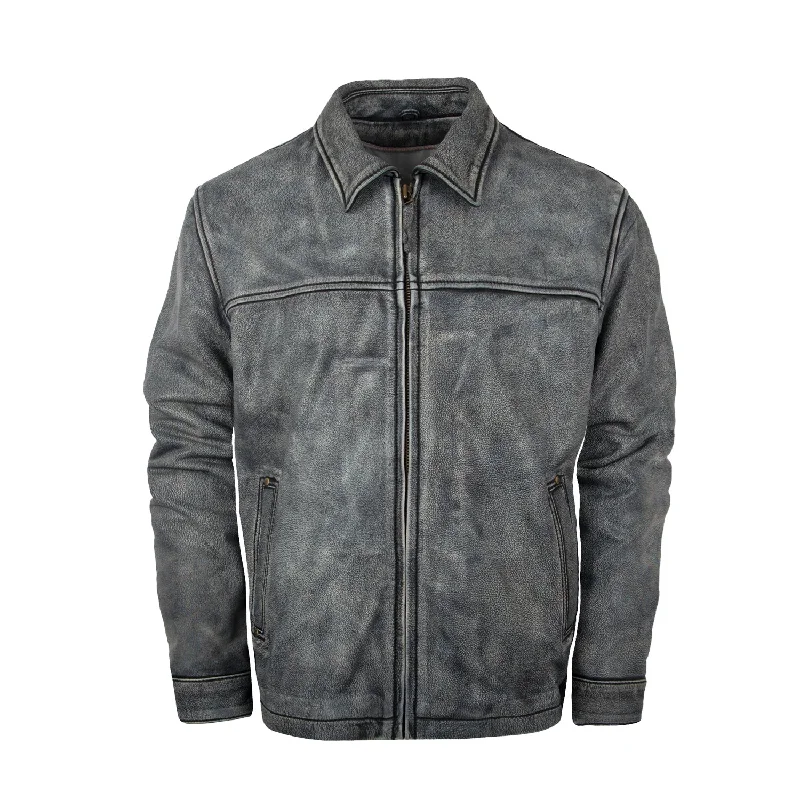 Personalized Design STS Ranchwear Mens Rifleman Stone Wash Leather Leather Jacket