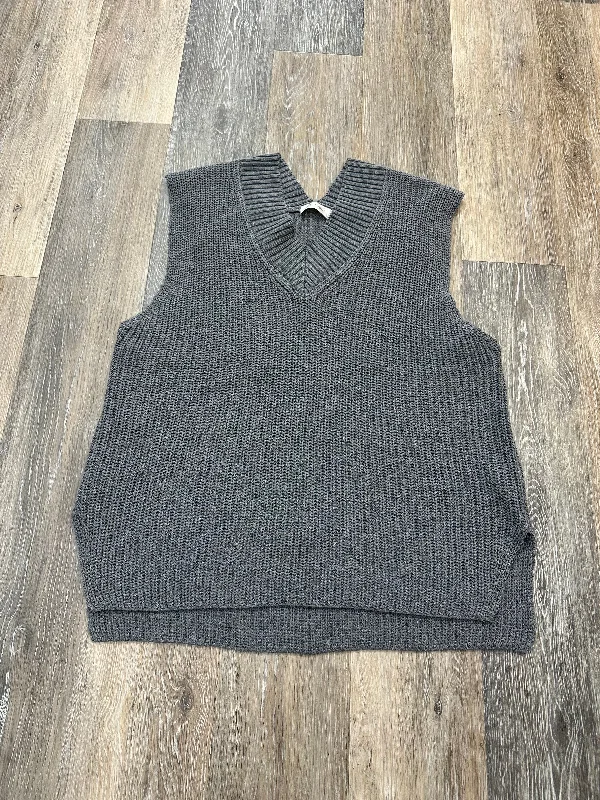 Must-have For Autumn And Winter Vest Sweater By Rd Style In Grey, Size: M