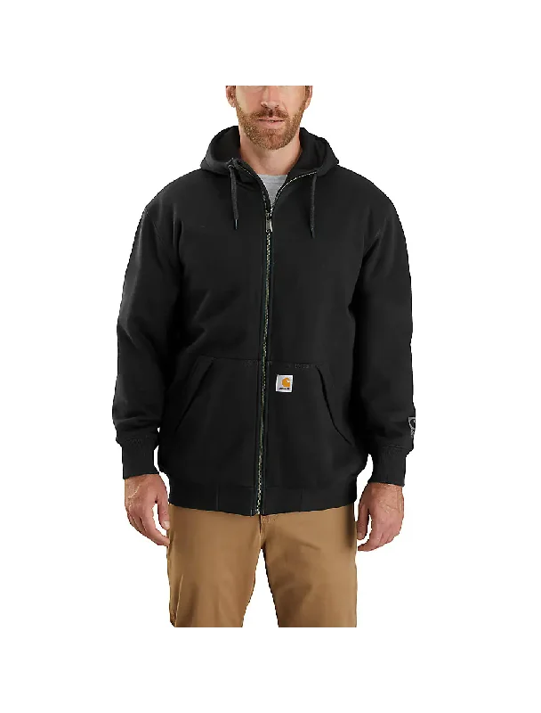 High-end Design Carhartt Men's Rain Defender Loose Fit Midweight Thermal Lined Full-Zip Sweatshirt