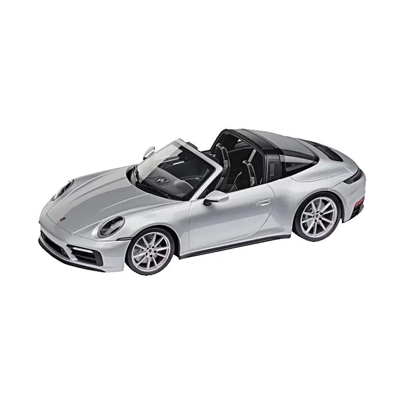 Fashionable Ease Porsche 911 Targa 4 GTS 1:18 Model Car - Silver