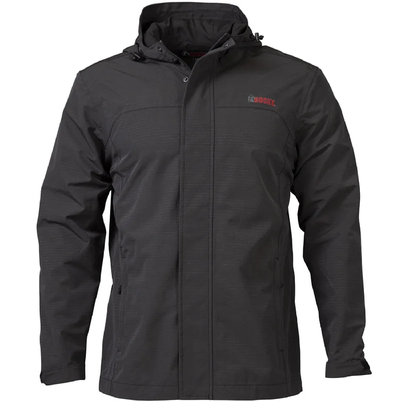 Cozy Chic Trends Rocky Mens Worksmart Chore Black 100% Cotton Coat