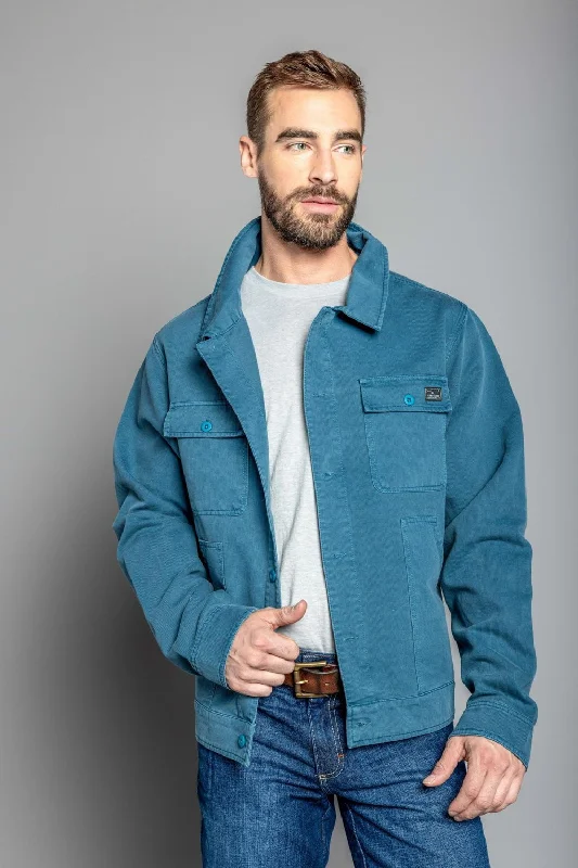 Warm Wear Kimes Ranch Mens Rough Stock Dark Blue 100% Cotton Cotton Jacket