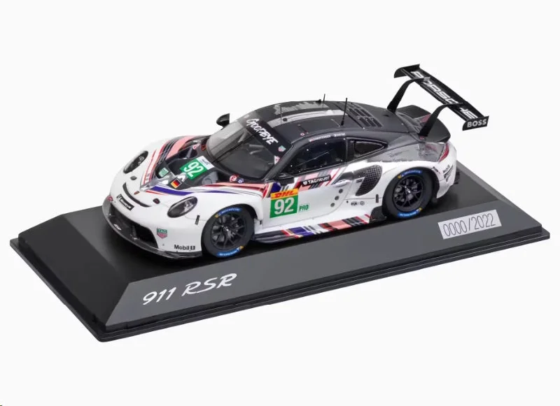 Casual Wear Porsche 911 RSR (992) Model Car 1:43 Scale - Goodbye #92