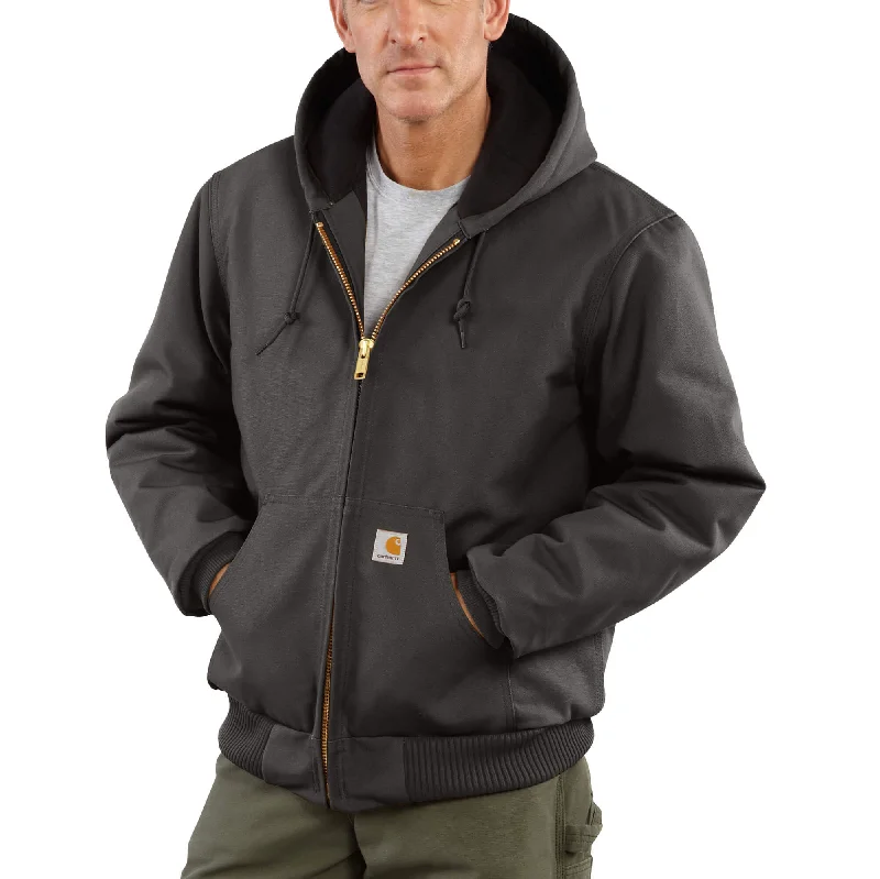 Comfy Chic 106673 - Carhartt Men's Loose Fit Firm Duck Insulated Flannel-Lined Active Jacket