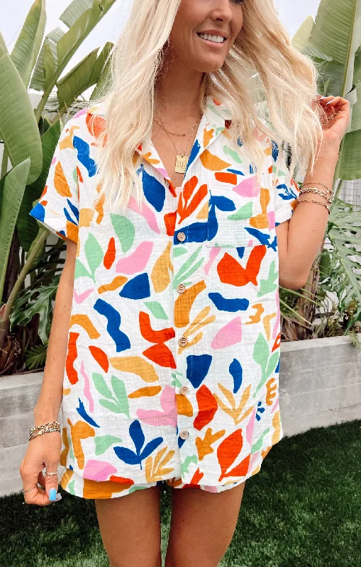 Goddess Outfit Mikey Button Up ~ Primary Paradise