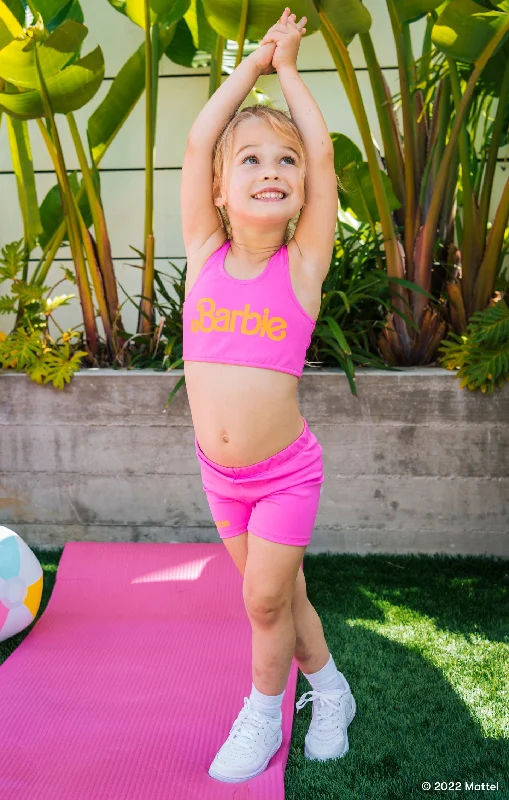 Trendy And Casual Little Workout Sport Top ~ Malibu Pink