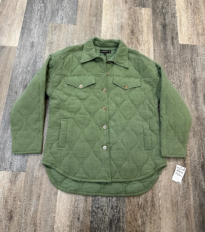 Refreshing Design Jacket Shirt By Blanknyc In Green, Size: M