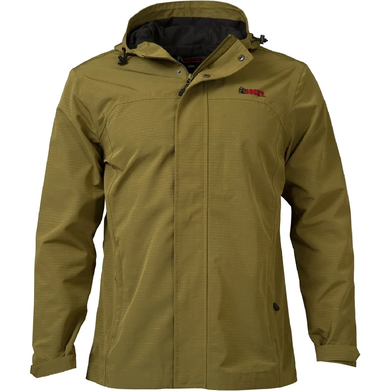 Soft Comfort Wear Rocky Mens Worksmart Chore Dark Olive 100% Cotton Coat