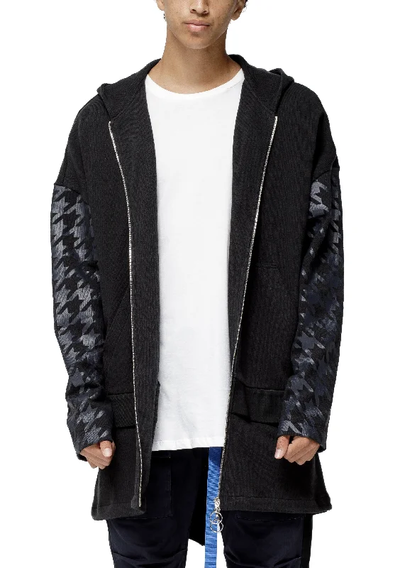 Elegant Style Konus Men's Oversized Cruz Zipper Hoodie