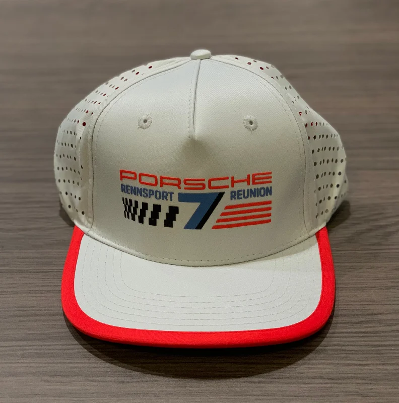 Fashion Pioneer Porsche Rennsport Reunion 7 Baseball Hat - Grey