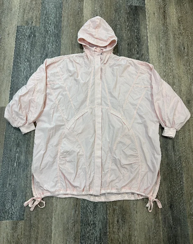 European And American Style Jacket Utility By Anthropologie In Pink, Size: M