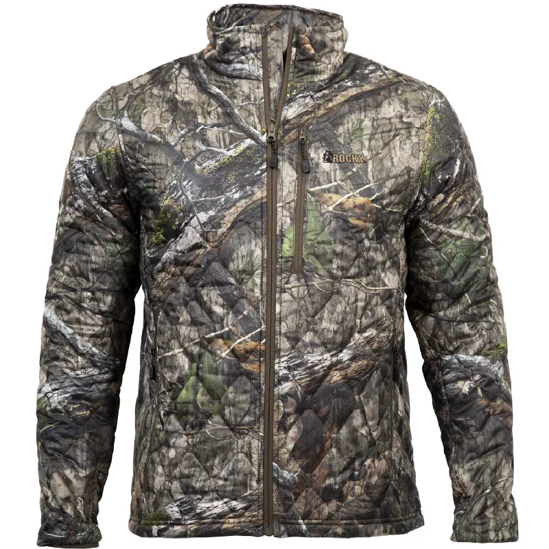 Relaxed Looks Rocky Mens Packable Mossy Oak Country Dna Synthetic Softshell Jacket