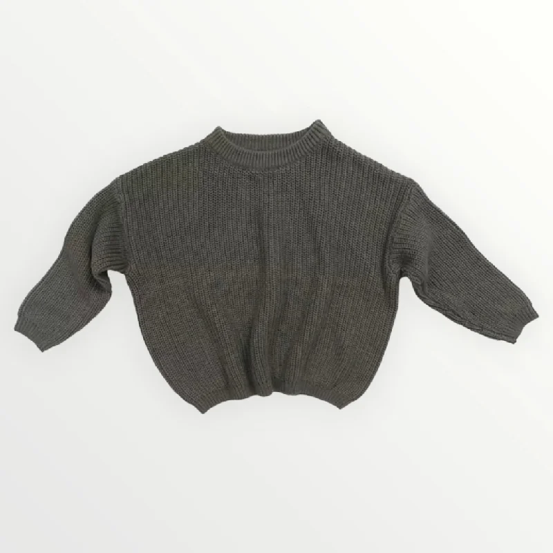 Relaxed Jackets Willow Knit Sweater - Olive