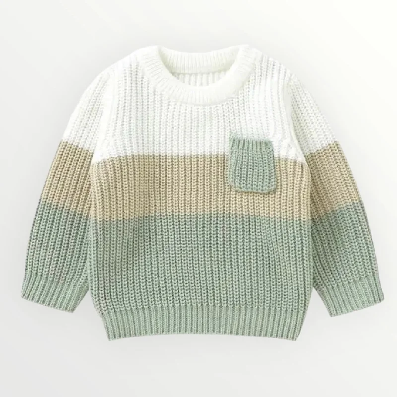 Cozy Chic Wear Ronan Knit Sweater - Green