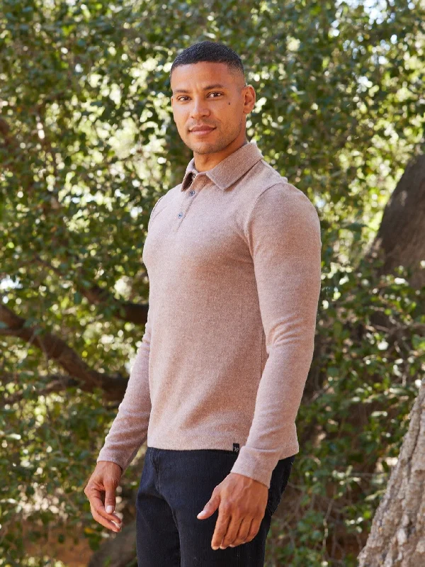 Artistic Temperament Henrique Sweater Knit Long Sleeve Polo