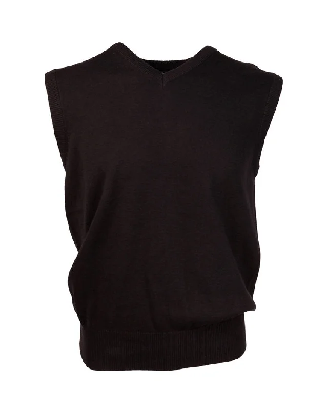 Stretch Design Men’s Marquis Solid V-Neck Sweater Vest