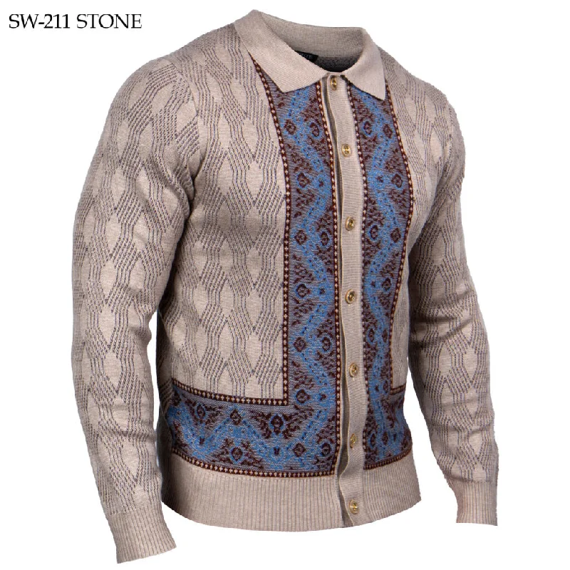 Spiritual Vitality Prestige wool blend polo Sweater
