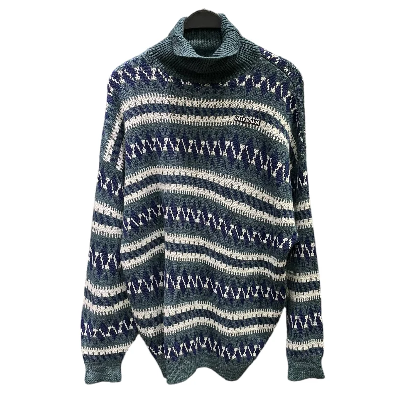 Easy-to-Wear BALENCIAGA/Heavy Sweater/S/Wool/MLT/2018 KNIT SWEATER