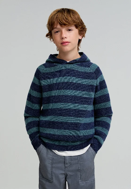 Cozy Essentials Wear STRIPES HOODIE TRICOT KIDS