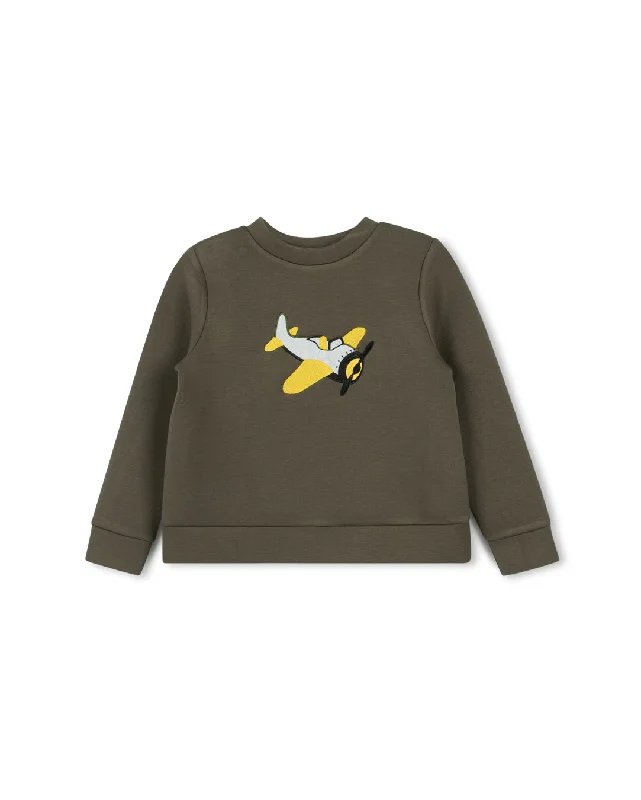 Exclusive Customization Airplane Scuba Sweatshirt