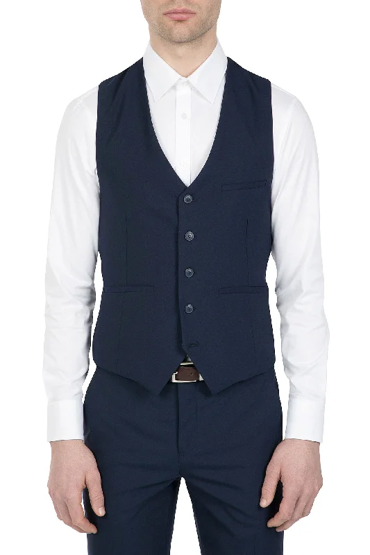 Quality Tailoring Uberstone 3124 Blue Vest