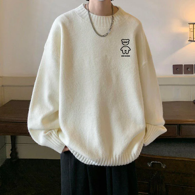 Quality Tailoring Soft Boy Bear Sweater