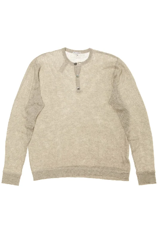 Fashion Must-have James Perse - Gray Long Sleeve Thermal - 3
