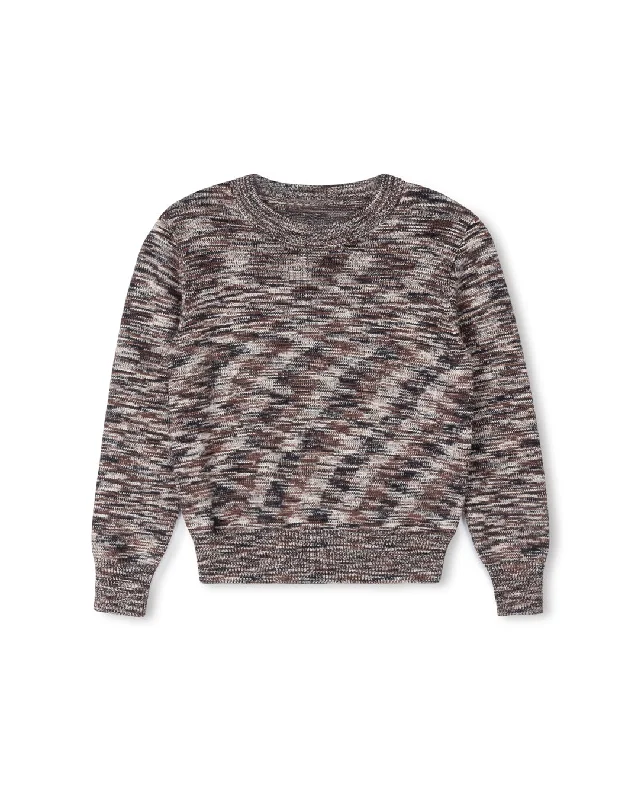Luxury Classic Printed Marled Sweater
