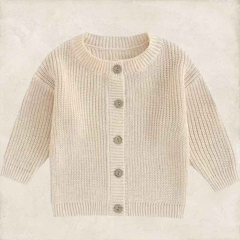 Breathable Comfort Cosy Knit Button Up Cardigan