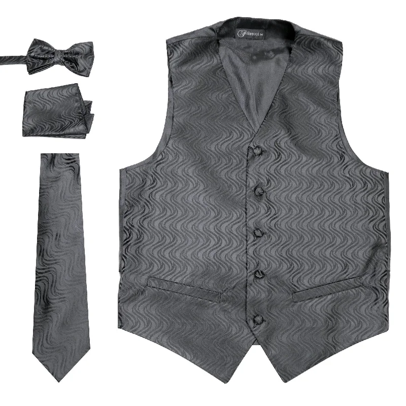 Sports And Leisure Ferrecci Mens PV150 - Black/Black Vest Set