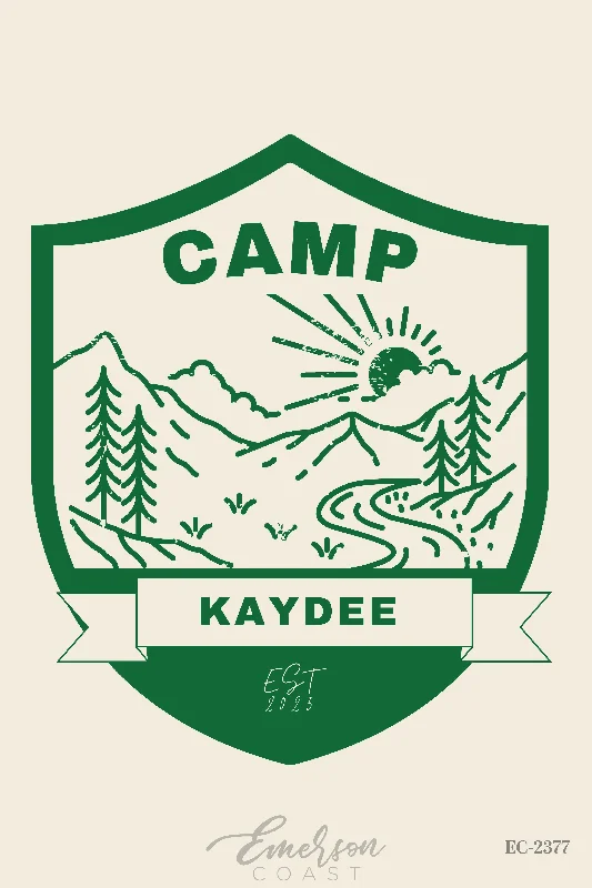 Kaydee Camp Bid Day Badge Tshirt