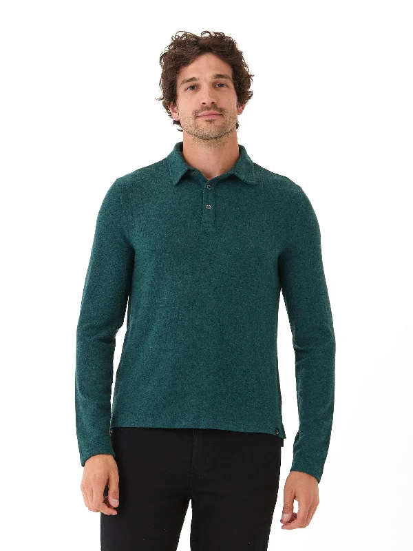High Street Design Henrique Sweater Knit Long Sleeve Polo