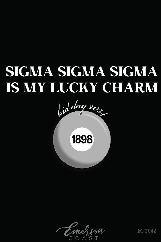Tri Sigma Is My Lucky Charm Bid Day Tee